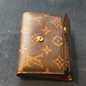 Louis Vuitton Brown and Gold Monogram Wallet